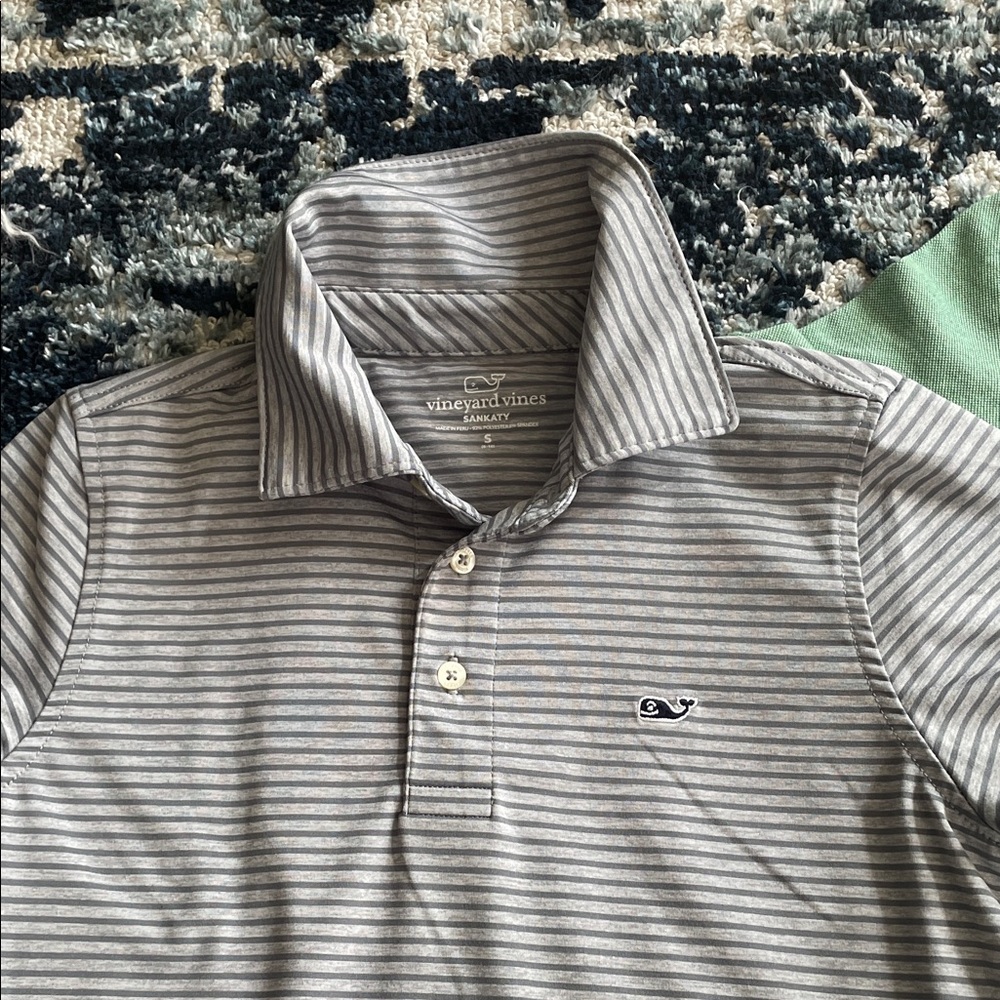 Vineyard Vines Kids Short-Sleeve Polo Shirt Lot Two Size Small - Picture 2 of 10